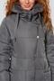 Зимнее пальто с капюшоном Мелисса Димма артикул 2315 цвет серый фото 08