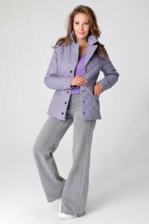 Стеганная куртка Dizzyway 24120, серо-сиреневый цвет, foto 3