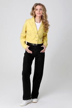 Хлопковый жакет-куртка арт. DW-24123, цвет желтый DIZZYWAY, фото 1