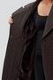 Пальто стеганое Фламенко, фирма Димма DI-2367, цвет темно-коричневый, вид 4