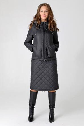 Женская куртка DW-24121, цвет черный, вид 2