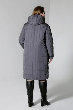 Длинное зимнее пальто DW-22419, цвет графитовый vid 2