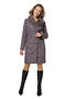 Женское стеганое пальто DW-20321, цвет какао, фото 1
