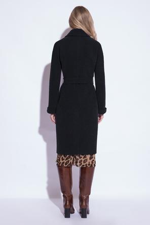 Женское классическое пальто Electra Style черного цвета, фото 4