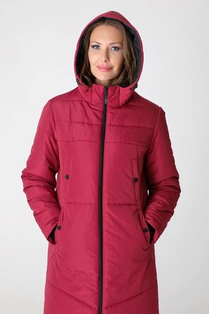 Женское зимнее пальто DW-23410 цвет винный, foto 3