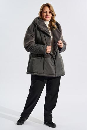 Зимняя куртка Джойс от Dimma, цвет серый, фото 5