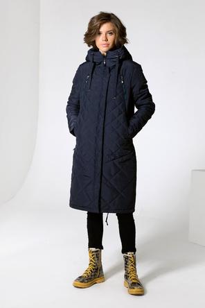 Зимнее пальто DW-22411, цвет темно-синий, фото 1