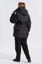 Зимняя куртка с капюшоном Берти артикул 2405 цвет черный, foto 3