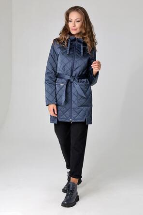 Куртка стеганая женская DW-24124, цвет темно-синий, фото 1