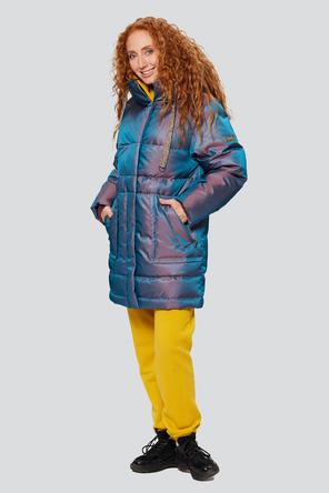 Зимний пуховик Дасти, DIMMA Fashion, цвет сиреневый, фото 1