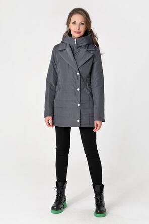 Женская куртка DW-23339, цвет графитовый, вид 1