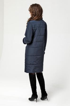 Женское стеганое пальто DW-21305, цвет темно-синий, фото 02