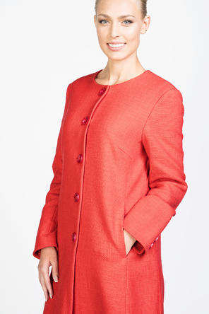 Женское пальто DX-MAY цвет красный