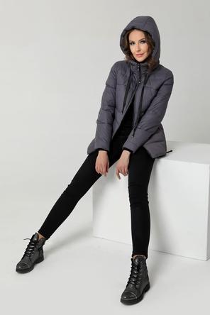 Стеганная куртка Dizzyway 21335, серо-сиреневый цвет, foto 4