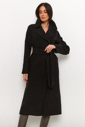 Пальто классическое L-150 цвет черный, Laniakea фото 2