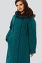 Демисезонное пальто с капюшоном Беатриз, DIMMA Studio, цвет бирюзовый темный, фото 4