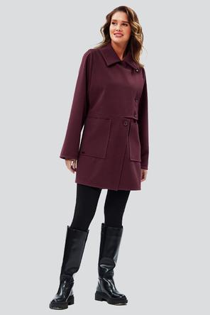 Женское пальто Эйдан, DI-2365 D'imma Fashion Studio, цвет винный, вид 1
