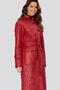 Демисезонное пальто с поясом Диаманте, DIMMA Studio, цвет красный, img 3