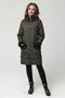 Женское стеганое пальто DW-21332, цвет темно-хаки, фото 03