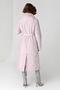 Пальто с эко-мехом DW-23303, цвет серо-розовый, фото 2