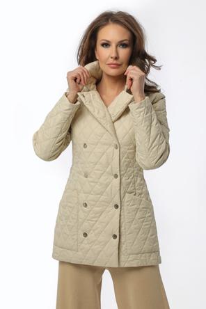 Женская куртка стеганая DW-22120, цвет слоновая кость, foto 3