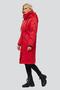 Утепленный плащ с капюшоном Нерида, D'IMMA fashion studio, цвет красный, фото 2
