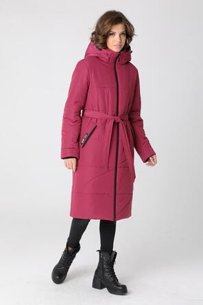 Зимнее женское пальто DW-23418, цвет лиловый, вид 2