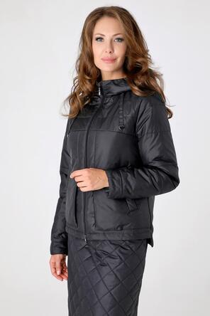 Женская куртка DW-24121, цвет черный, вид 4