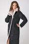 Женское стеганое пальто DW-23302, цвет черный, фото 3