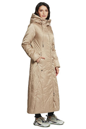 Женское зимние пальто Фортоле цвет бежевый, фото 3