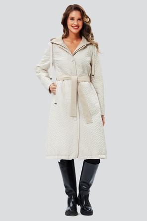 Пальто с капюшоном Умбрия от Dimma Fashion, цвет слоновая кость, вид 1