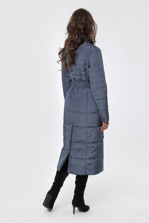 Женское стеганое пальто DW-22317, цвет серо-синий, фото 02