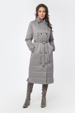 Женское стеганое пальто DW-22308, цвет серый, фото 01