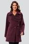 Женское пальто Эйдан, DI-2365 D'imma Fashion Studio, цвет винный, вид 4