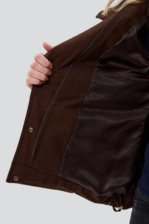 Куртка с капюшоном Бриджит, арт: DI-2358 бренд Димма, цвет коричневый, вид 5