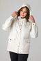 Женская стеганая куртка DW-23119, Dizzyway, цвет слоновая кость, фото 5