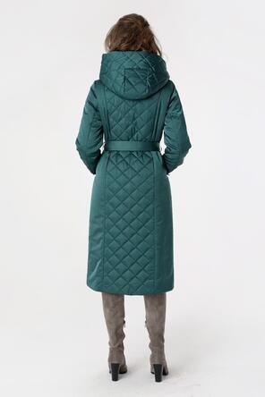Пальто с капюшоном DW-23308, цвет темно-зеленый vid2