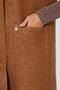Жилет с капюшоном женский Этна, D'imma Fashion, цвет коричневый, фото 5