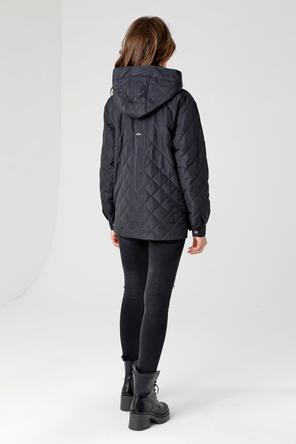 Женская стеганая куртка DW-23119, Dizzyway, цвет черный, фото 2