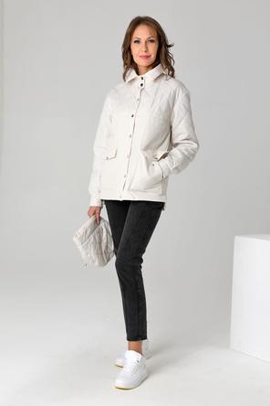 Женская стеганая куртка DW-23119, Dizzyway, цвет слоновая кость, фото 1