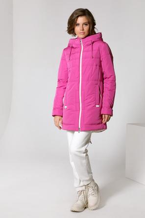 Зимняя куртка с капюшоном DW-22420, цвет темно-розовый, фото 1 