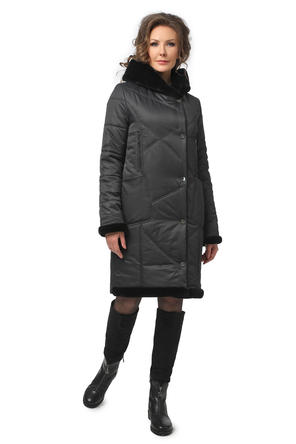 Пальто Иветт, Dizzyway, цвет черный вид 1