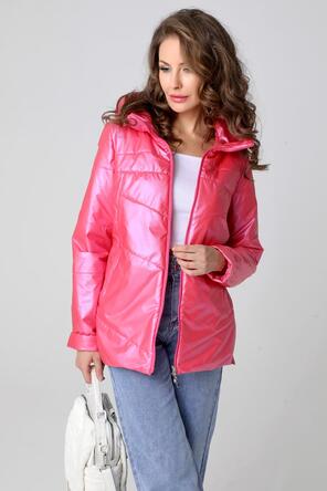 Женская куртка стеганая DW-24116, цвет розовый, foto 4