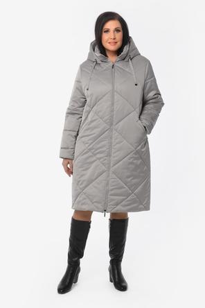 Зимнее пальто 21421, цвет серый, фото 1