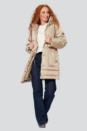 Зимний пуховик Дасти, DIMMA Fashion, цвет бежевый, фото 1