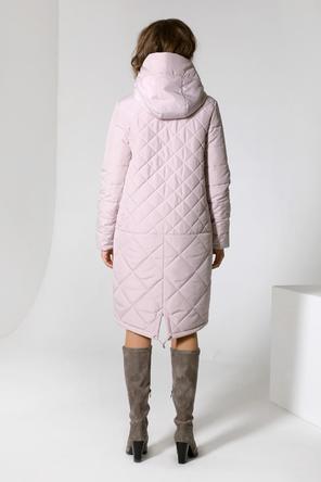 Зимнее пальто DW-22411, цвет серо-розовый, фото 3