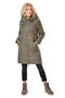 Женское зимнее пальто Оделис Dizzyway, цвет хаки