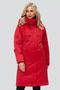 Женский утепленный плащ Аина, D'IMMA fashion studio, цвет красный, фото 4
