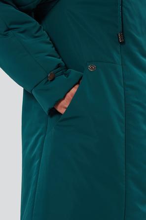 Демисезонное пальто с капюшоном Беатриз, DIMMA Studio, цвет бирюзовый темный, фото 5