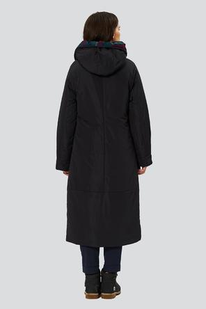 Демисезонное пальто с капюшоном Беатриз, DIMMA Studio, цвет черный, фото 3